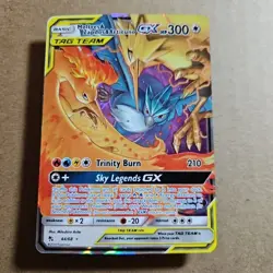 🔥🔥2019 Moltres & Zapdos & Articuno Gx 44/68, Pokemon Card Hidden Fates, Tag... - Image 1