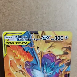 🔥🔥2019 Moltres & Zapdos & Articuno Gx 44/68, Pokemon Card Hidden Fates, Tag... - Image 3