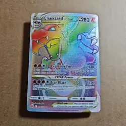 🔥🔥2022 Charizard Vstar Secret Holo Pokemon Card, Brilliant Stars Rainbow Rare, - Image 1