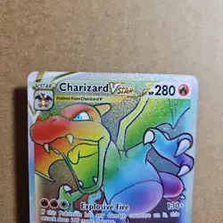 🔥🔥2022 Charizard Vstar Secret Holo Pokemon Card, Brilliant Stars Rainbow Rare, - Image 3