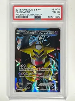 2013 Pokemon B&W Team Plasma Box Giratina BSP BW74 PSA 4 - Image 1