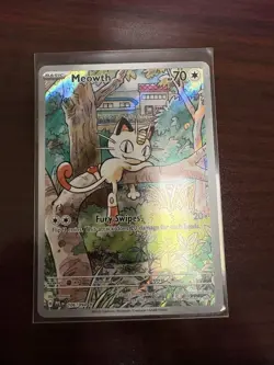 Pokemon TCG Meowth 106/094 Phantasmal Flames Illustration Rare MINT/Near Mint - Image 1