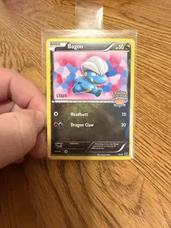 Pokemon 2012 Bagon Regional Championships STAFF Stamp NM - Image 1
