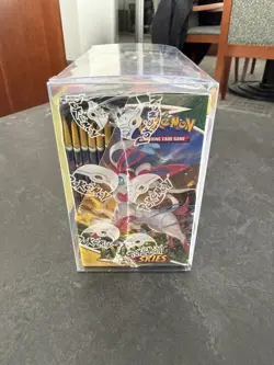 Pokemon Evolving Skies Booster Box Sealed With Box Protector - Image 2