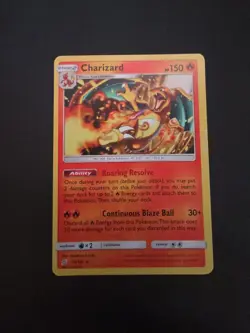 Pokemon TCG Charizard 14/181 Sm-Team Up Regular Card - Image 1