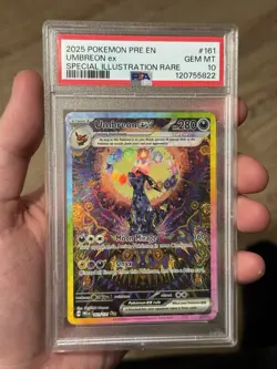 Pokemon Umbreon ex Special Illustration Rare Holo Sv: Prismatic Evolutions 161/. - Image 1