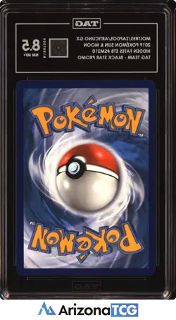 Pokemon 2019 Moltres Zapdos Articuno GX SM210 Hidden Fates ETB Promo TAG 8.5 - Image 2