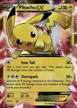 Pokemon XY Promo Ultra Rare Pikachu EX XY84 - Light Play (LP) - Image 1