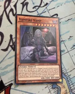 Yugioh! Vampire Vamp MP15-EN050 Super Rare 1st Edition NM - Image 2