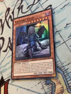 Yugioh! Vampire Vamp MP15-EN050 Super Rare 1st Edition NM - Image 3
