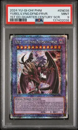 2024 YU-GI-OH! PHNI-PHANTOM NIGHTMARE YUBEL - THE LOVING DEFENDER FOREVER PSA 9 - Image 1