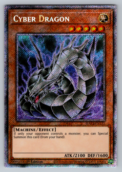 Cyber Dragon Yugioh RA03-EN155 Platinum Secret Rare PSR NM - Image 1