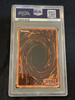 2002 Yu-Gi-Oh MRD TIME WIZARD metal Raiders 1st edition PSA 6 - Image 2