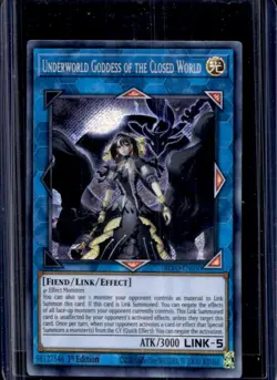 2021 Yu-Gi-Oh! 1st Edition Underworld Goddess of the Closed World #BLVO-EN050 - Image 1