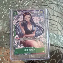 Bandai One Piece Card Game Nico Robin Character Card Asia One Piece P-111 - Image 1
