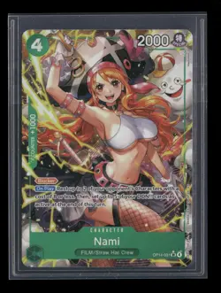 2026 One Piece OP14-031 Nami Super Rare Alt Art - Image 1