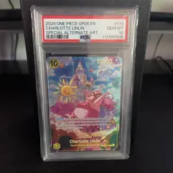 PSA 10 💎 CHARLOTTE LINLIN OP06-114 SP - 2024 ONE PIECE WINGS OF THE CAPTAIN EN - Image 1