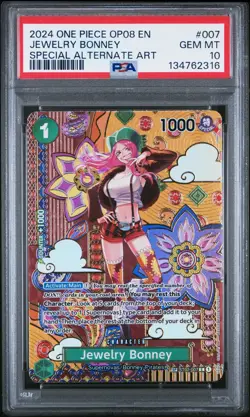 Jewelry Bonney (SP) ST02-007 Two Legends Foil PSA 10 One Piece TCG English 2024 - Image 1