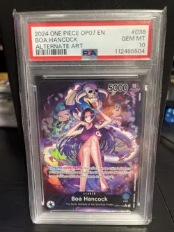 PSA 10 GEM - BOA HANCOCK ALT LEADER OP07-038 - One Piece 500 YEARS IN THE FUTURE - Image 1