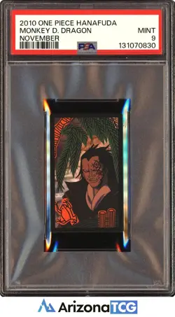 One Piece 2010 Monkey D. Dragon November One Piece Hanafuda PSA 9 - Image 1