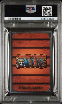 2002 BANDAI ONE PIECE CCG JPN ASSAULT ON BAROQUE WORKS MISS DOUBLEFINGER PSA 9 - Image 2