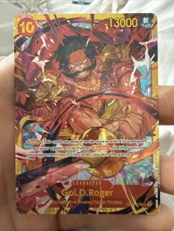 One Piece TCG English OP09-118 Gol D Roger SEC Foil Nm - Image 1