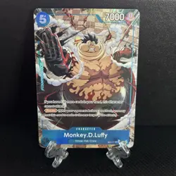 One Piece TCG Monkey.D.Luffy OP11-058 Carrying On His Will OP13 Treasure Rare TR - Image 1