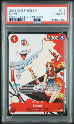 2023 ONE PIECE GIFT COLLECTION 2023 #016 NAMI PSA 10 - Image 1