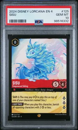 2024 Disney Lorcana En 4 Sisu Legendary-Empowered Sibling PSA 10 - Image 1