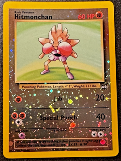 Hitmonchan WoTC Best of Game Promo 2 Pokemon Card Reverse Holo Near Mint - Image 1