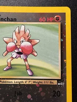 Hitmonchan WoTC Best of Game Promo 2 Pokemon Card Reverse Holo Near Mint - Image 4