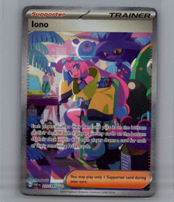 Iono 237/091 - Pokemon TCG Paldean Fates Special Illustration Rare Card NM - Image 1