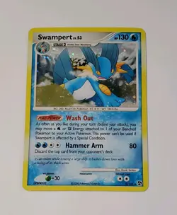 Pokemon Swampert TCG Great Encounters Holo Card 9/106 Rare - Image 1