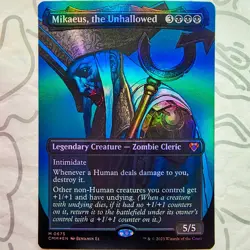 Mikaeus The Unhallowed - Borderless Foil - Commander Masters -0675 - MTG - LP/NM - Image 1