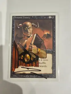 Magic The Gathering Revised Edition Demonic Tutor Alter Douglas Shuler - Image 1