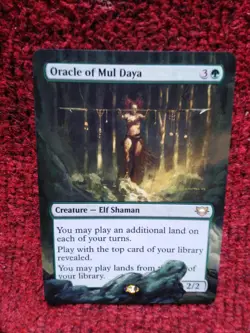Oracle of Mul Daya 102 MTG Edge of Eternities Commander Hand Painted Altered Art - Image 2