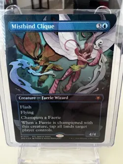 MISTBIND CLIQUE Borderless Foil Mythic Special Guests MTG (0131) - Image 1