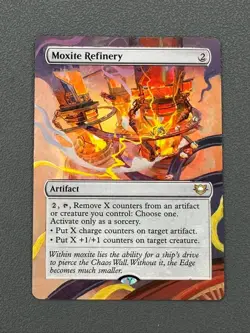 Moxite Refinery MTG Edge of Eternities Commander Hand Painted Full Altered Art v - Image 1