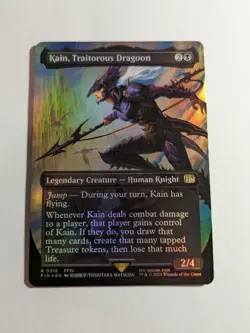 Kain, Traitorous Dragoon (#316) - Foil Extended Art Final Fantasy LP MTG - Image 1