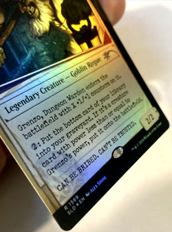 MTG Grenzo, Dungeon Warden *RAINBOW FOIL* Secret Lair Drop 1569 NM - Image 2
