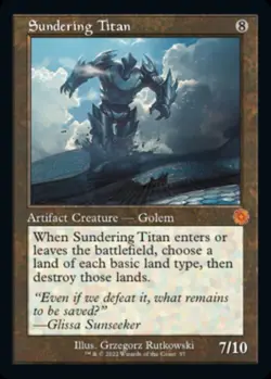 MTG The Brother's War - Sundering Titan NM - Image 1