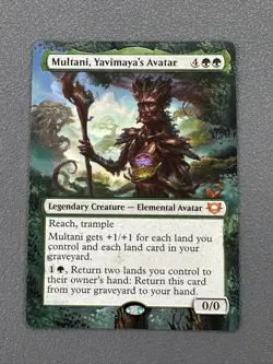 Multani, Yavimaya's Avatar MTG Edge of Eternities Hand Painted Full Altered Art - Image 1