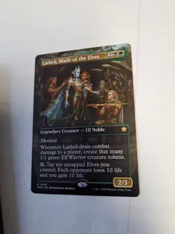MTG: Lathril, Blade of the Elves (Borderless) (LP): Foundations - Image 2