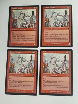 MTG Playset 4x Keldon Vandals (Urza's Destiny/Red/C) - BGM - Image 1
