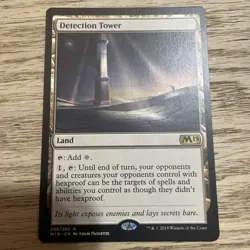 Detection Tower ,Core Set 2019, NM, MTG-Magic the Gathering, Regular - Image 1