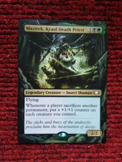 Mazirek, Kraul Death Priest MTG Edge of Eternities Hand Painted Full Altered Art - Image 2