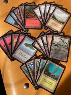 25 basic lands - Magic the Gathering Beta Edition Regular 25 basic lands - Image 1