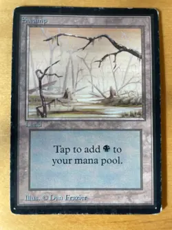 25 basic lands - Magic the Gathering Beta Edition Regular 25 basic lands - Image 5