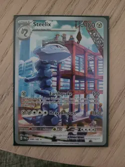 Pokemon TCG Steelix 208/182 Paradox Rift Illustration Rare Card NM/M Condition - Image 1