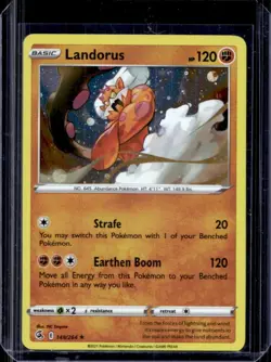 2021 Pokemon SWSH Fusion Strike Landorus Holo #148/264 - Image 1
